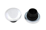 Fat Bob Split Tank Gas Fuel Caps Lid Chrome Dual Pair Vented Evo 84-95 Harley