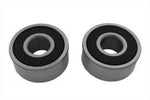 PAIR 25mm I.D. Double Row Sealed Wheel Bearings for Harley Models OEM # 9276